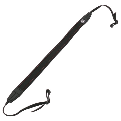 Caruba Camera Neckstrap - Slim Type (Black + Red)