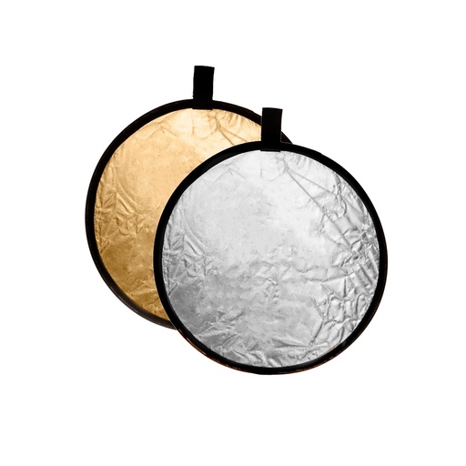 Caruba Collapsible Reflector 2-in-1 Gold & Silver - 30cm