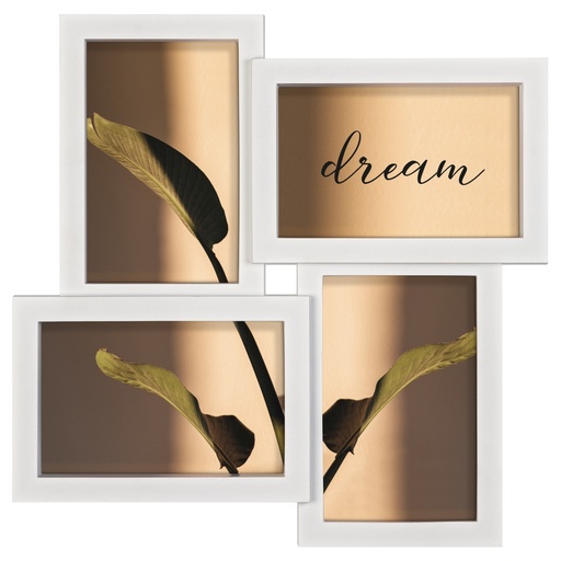 Hama Pêle-mêle cadres photo portrait "Visby", 4 10 x 15 cm, blanc