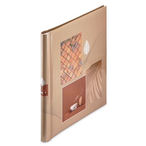 Hama Album autocollant "Singo II", 30x30cm, 20 pages blanches, Terracotta