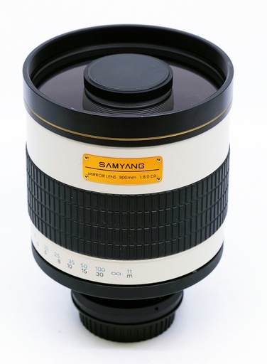 OCCASION Samyang Mirror 800mm f8 DX + Bague adapter T2 - EOS EF