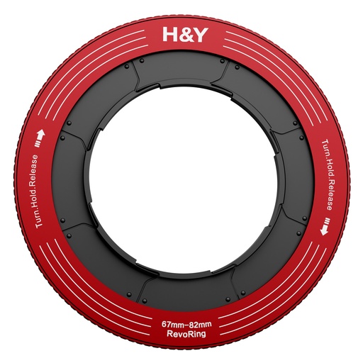 H&Y RevoRing Variable Adapter 67-82mm Rouge