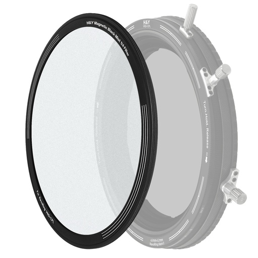 H&Y RevoRing Magnet Filter 1/4 Black Pro Mist 67-82mm