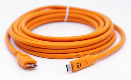 OCCASION TetherPro USB-C / Micro B 4.6m/15 CUC3315-ORG