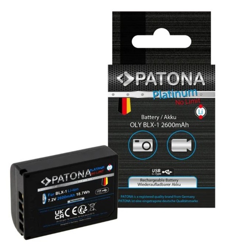 Patona Platinum Accu BLX-1 USB-C