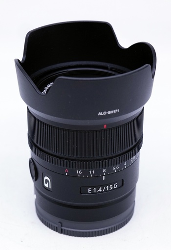 OCCASION SONY 15mm 1,4 E mount (NEX)