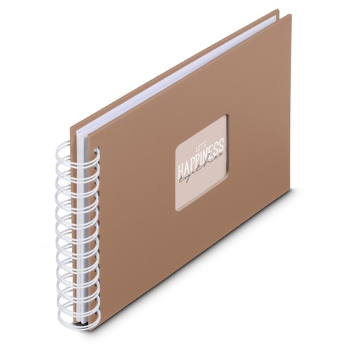 Hama Album à spirale "Fine Art", 24 x 17 cm, 50 pages blanches, Mousse