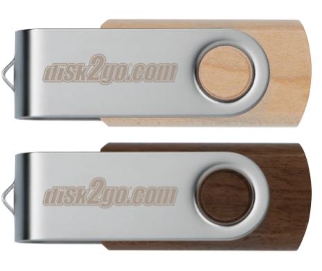 DISK2GO USB-Stick wood 8GB 30006668 USB 2.0 double pack