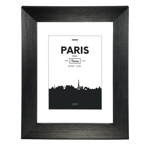 Hama Cadre photo en plastique "Paris", noir, 30 x 40 cm