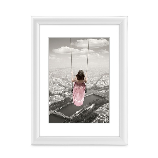 Hama Cadre photo en plastique "Swing", blanc, 10 x 15 cm