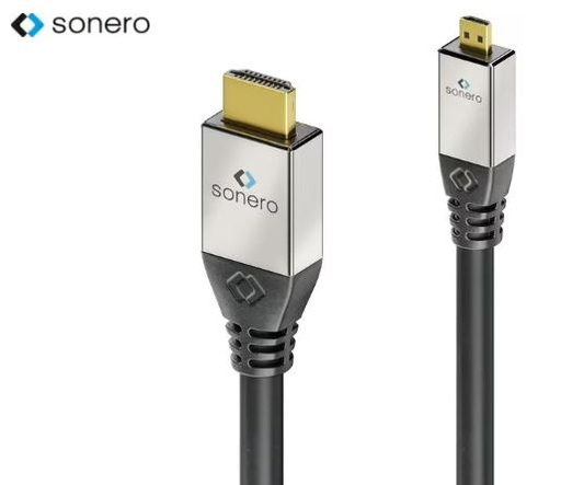 sonero Câble Micro HDMI (HDMI-D) - HDMI, 3 m