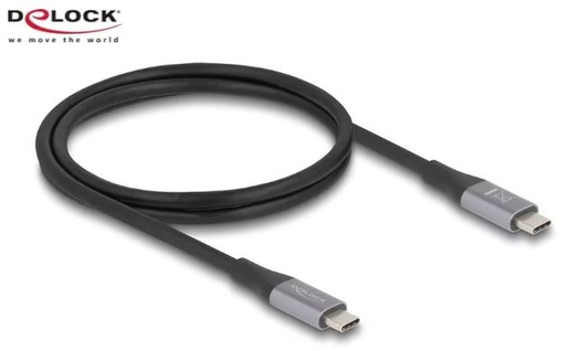 Delock Câble USB4 40 Gbps PD 3.1 240 W USB-C - USB-C 1 m