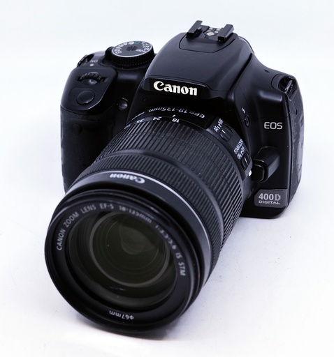 OCCASION Canon EOS 400D + EF-S 18-135mm f3.5-5.6 IS STM