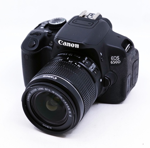 OCCASION Canon EOS 650D + EF-S 18-55mm f3.5-5.6 IS II