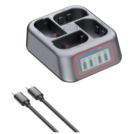 Patona 4-Port Fast Charger Canon LP-E6