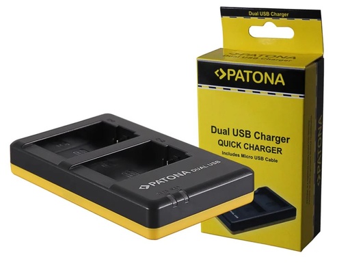 Patona Chargeur Dual USB DMW-BMB9