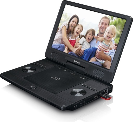 Lenco Lecteur Bluray portable BRP-1150 avec écran TFT de 11.5 pouces