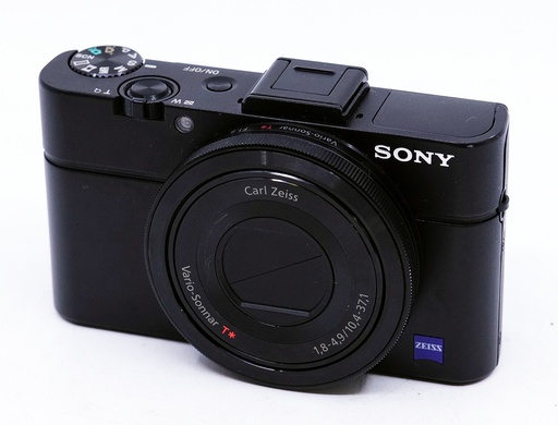 OCCASION Sony RX100 Mark II + Black Leather Case