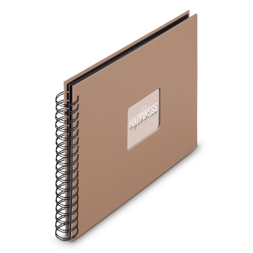 Hama Album à spirale "Fine Art", 28 x 24 cm, 50 pages noires, Mousse