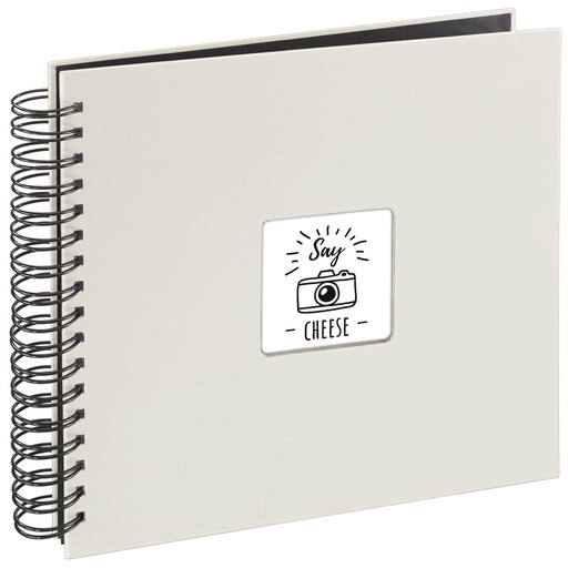 Hama Album à spirale "Fine Art", 28 x 24 cm, 50 pages noires, Craie