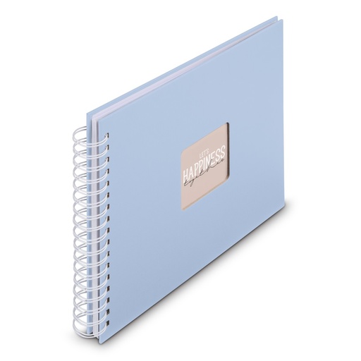 Hama Album à spirale "Fine Art", 28 x 24 cm, 50 pages blanches, Lagoon