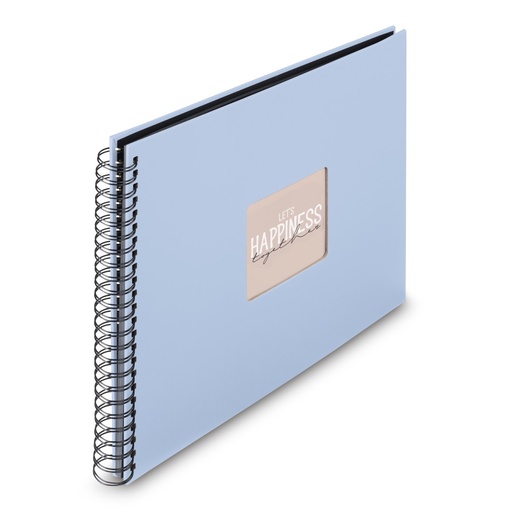 Hama Album à spirale "Fine Art", 36 x 32 cm, 50 pages noires, Lagoon