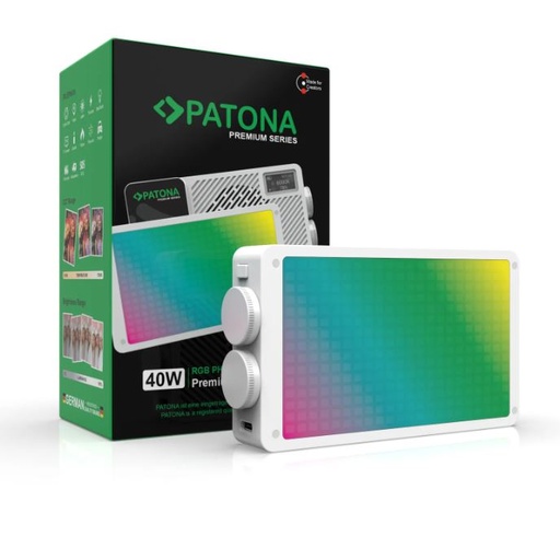 Patona Premium SR40 RGB LED VideoLight