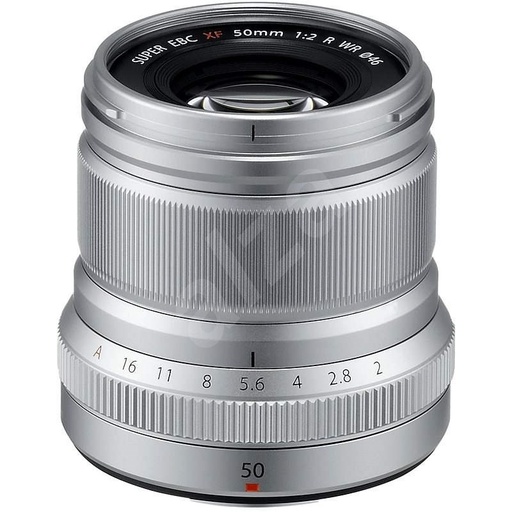 FUJINON XF 50mm F2 R WR Silver "Swiss Garantie"
