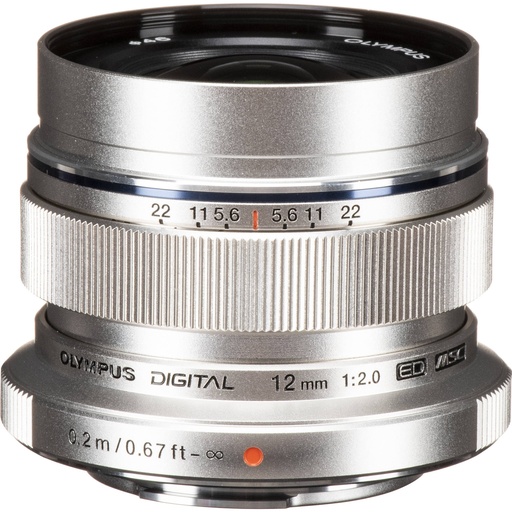 OM System Zuiko 12mm F:2.0 silver