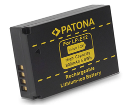 Patona Batterie Canon LP-E12