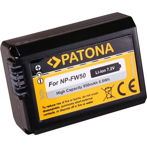 Patona Batterie Sony NP-FW50