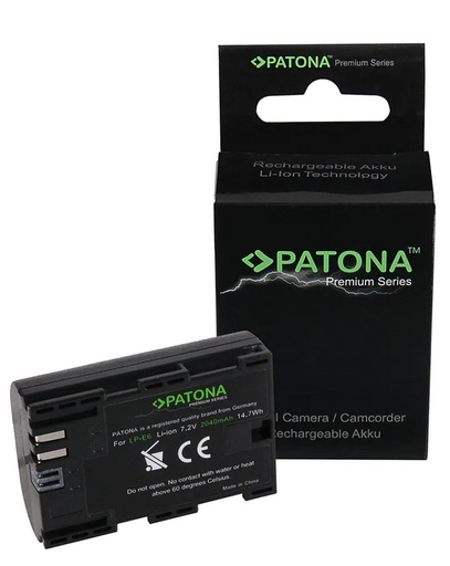 Patona Premium Batterie Canon LP-E6