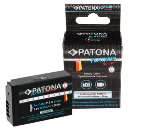 Patona Platinum Batterie Canon LP-E17