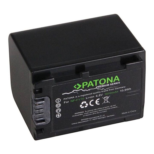 Patona Premium Batterie Sony NP-FV70