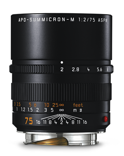 Leica APO-SUMMICRON-M 2/75 ASPH. Noir N°11637