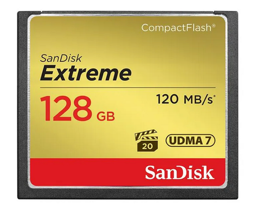 Sandisk Extreme 120MB/s CF 128GB