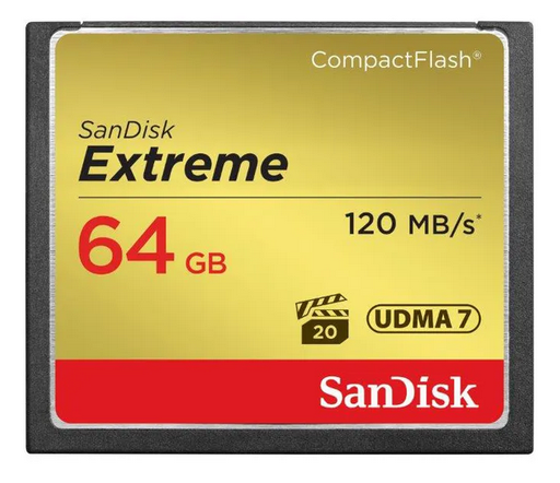 Sandisk Extreme 120MB/s CF 64GB