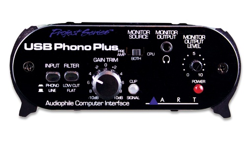 Art USB Phono Plus Préamplificateur Phono USB/Digital Out